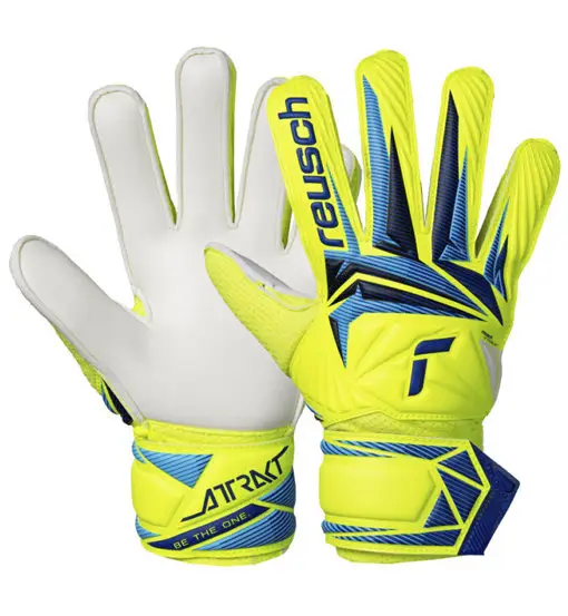 Reusch Attrakt Solid Junior - guanti da portiere - bambino Yellow