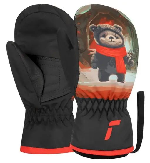 Reusch Scottie - moffole - bambino Black