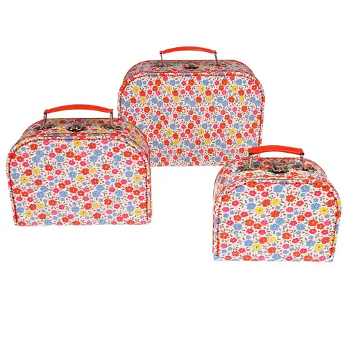 Rex London Casi di bambini Tilde (x3) Rouge