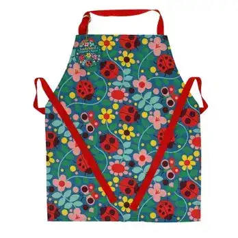 Rex London Grembiule lavabile per bambini Ladybird Vert