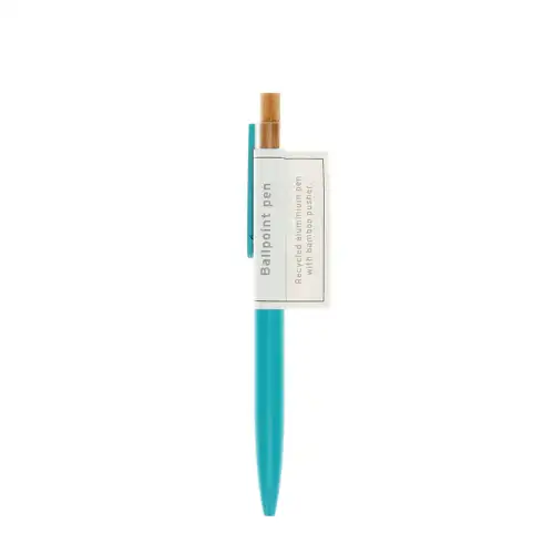 Rex London Penna a sfera in alluminio riciclato Turquoise