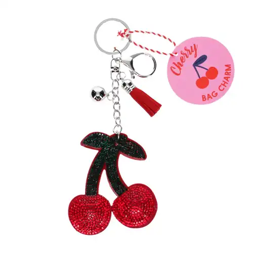 Rex London Portachiavi Cherry Rouge