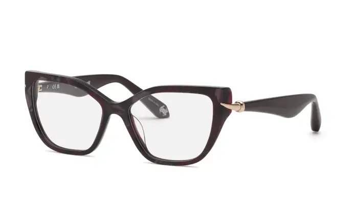 Roberto Cavalli Donna VRC161M 915 Montature da vista Acetato Farfalla