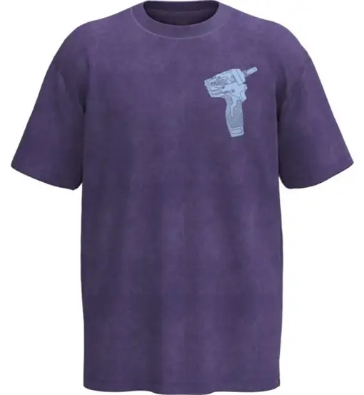 Rock Experience Drill SS - T-shirt - uomo Violet
