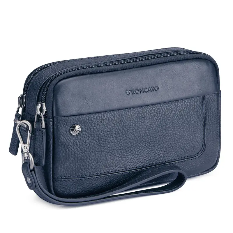 Roncato Alaska Pochette 21x12x4 Cm - Blu Navy