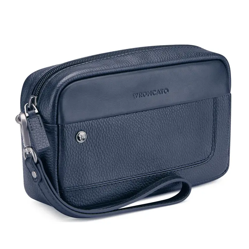 Roncato Alaska Pochette 21x12x7 Cm - Blu Navy