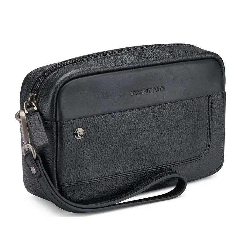 Roncato Alaska Pochette 21x12x7 Cm - Nero