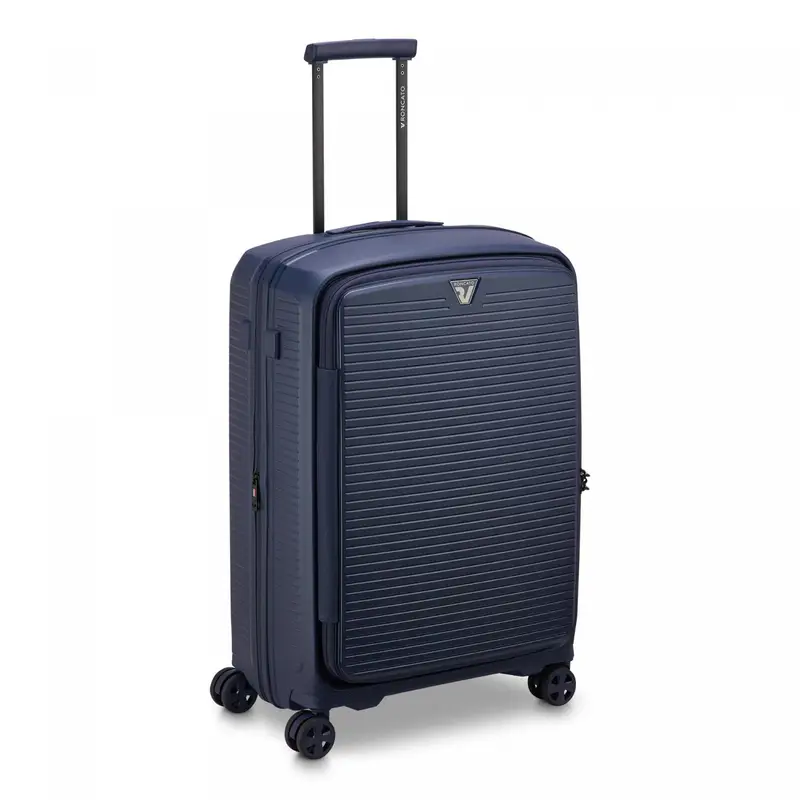 Roncato Arcade Dlx Trolley Medio 67 Cm Espandibile - Blu Notte