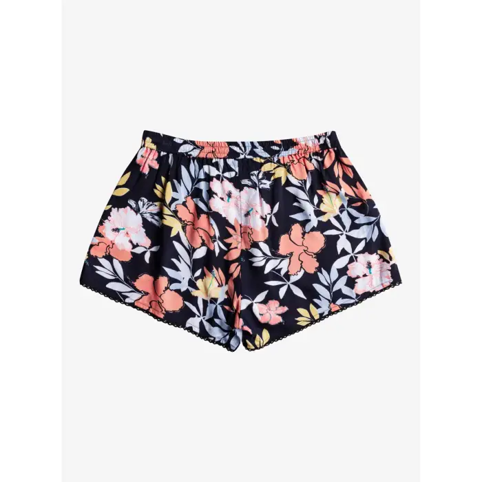 Pantaloncini da bagno da donna Roxy Salty Tan Noir