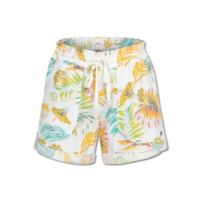 Pantaloncini da donna Roxy Another Kiss Printed Blanc