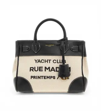 RUE MADAM PARIS per donna 1557 Mini borsa tote Riviera nera (OSFA), Nero, Casual, Poliuretano