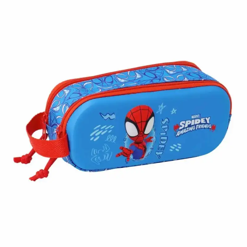 Safta Astuccio per bambini Marvel Spidey 3D Bleu