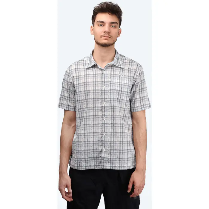 Camicia a maniche corte Salewa Pillar Co S SRT 23730-0429 Grigio