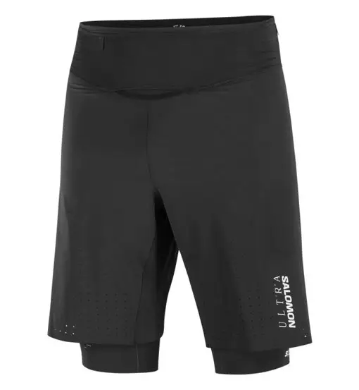 Salomon S/LAB Ultra 2in1 - pantaloni trail running - uomo Black
