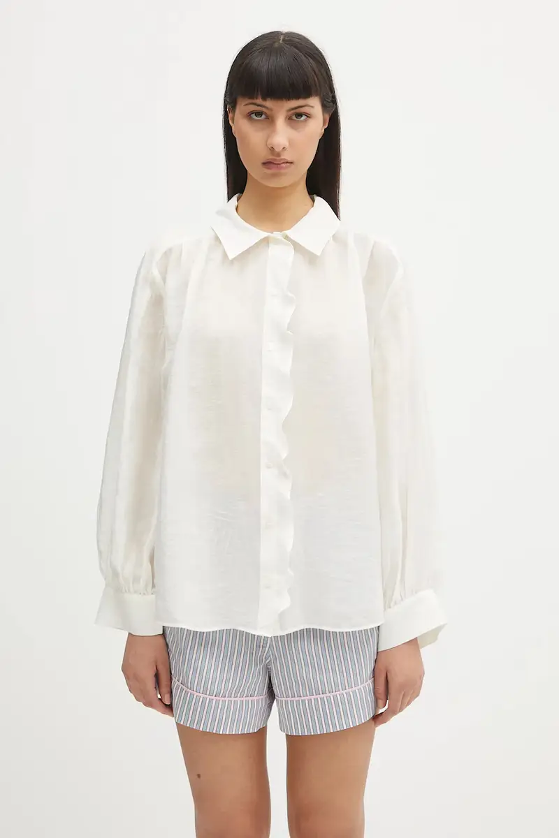 Samsoe Samsoe camicia Sathistle Beige