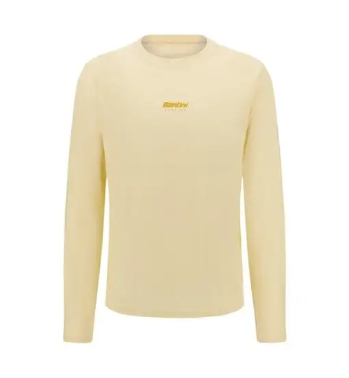 SANTINI Brand - maglia manica lunga - unisex Dark Yellow