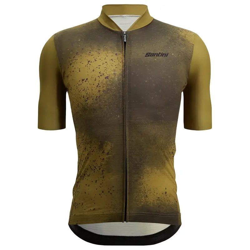 Santini Maglia manica corta Fango Oliva
