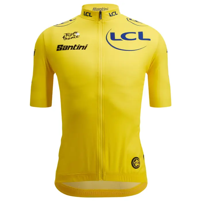 Santini Maglia manica corta TOUR DE FRANCE Maglia Gialla 2026 Giallo