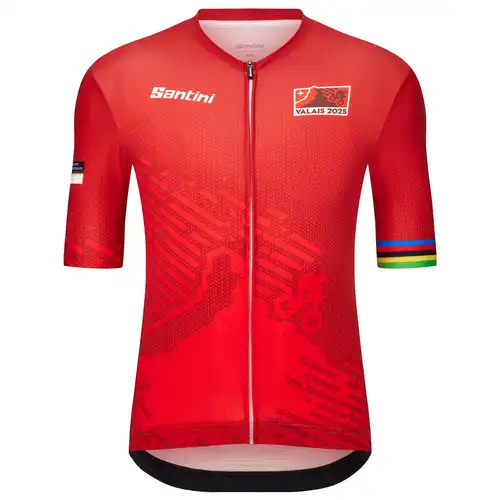 Santini Maglia UCI MTB WORLD CHAMPIONSHIPS Valais Rosso
