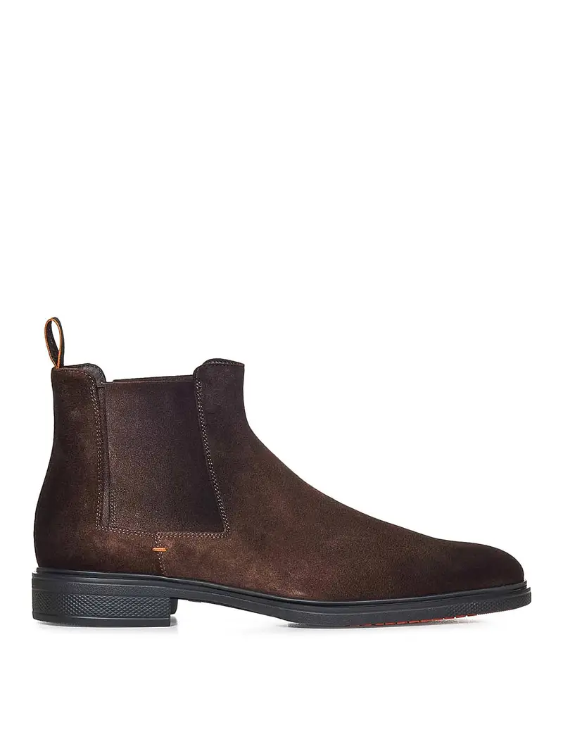 SANTONI Stivaletti Chelsea Marrone 4401304