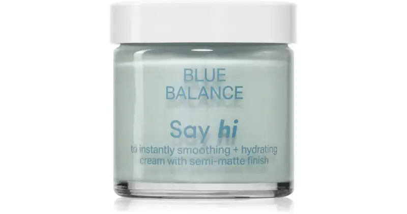 Say hi Blue Balance crema lisciante idratante per il viso 50 ml