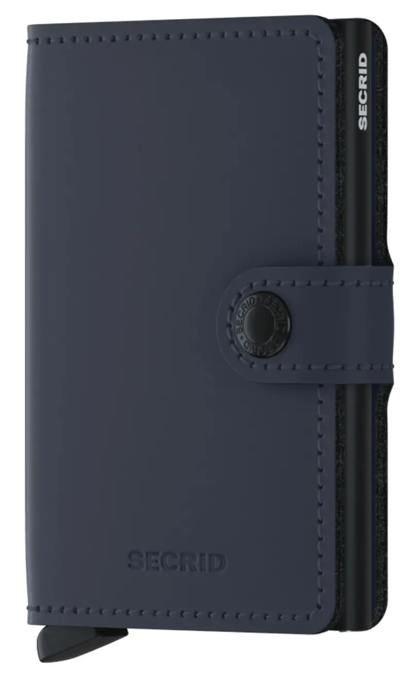 Secrid Mini portafoglio matte, colore blu