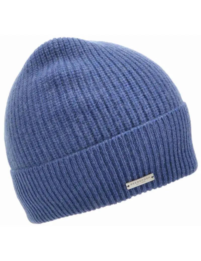 Seeberger Est 1890 Cappelli da donna in cashmere blu Donna 018300-00002