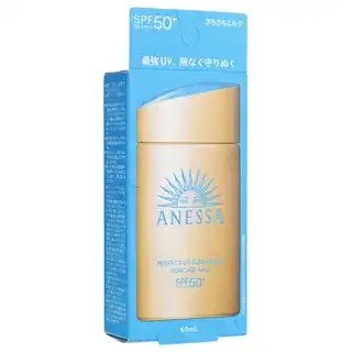 Shiseido Protector Solar Cremoso Anessa Perfect UV Sunscreen Skincare Milk SPF 50+ PA++++