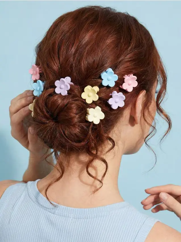 Sinsay Confezione da 10 fermagli per capelli - multicolor