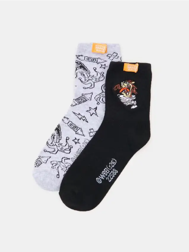Confezione da 2 paia di calze Looney Tunes - nero