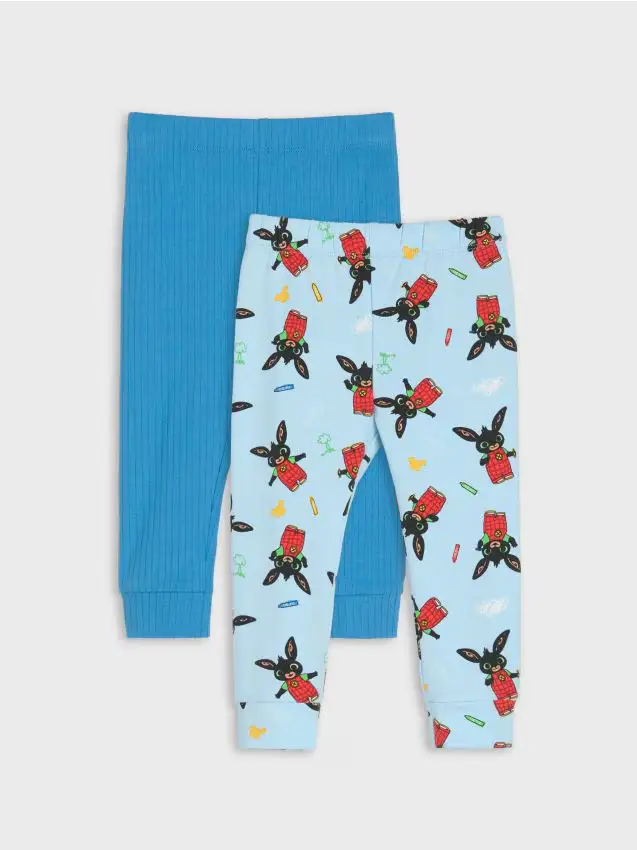 Sinsay Confezione da 2 paia di leggings Bing - azzurro