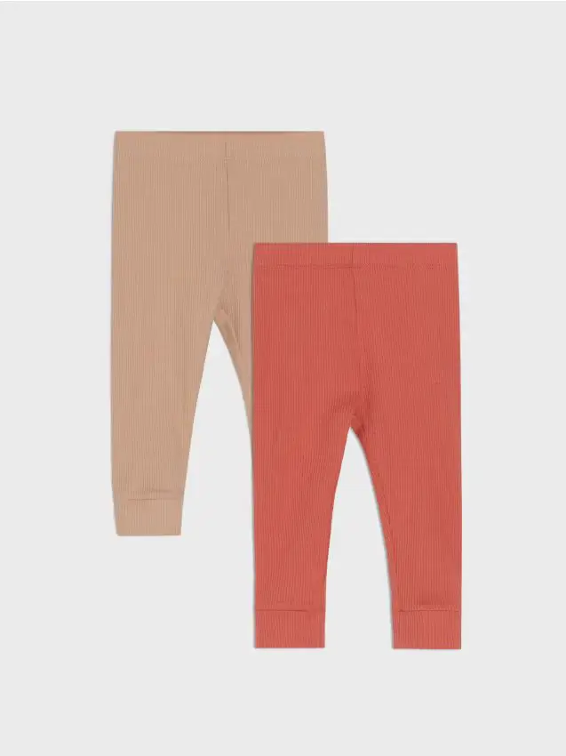 Sinsay Confezione da 2 paia di leggings - talpa