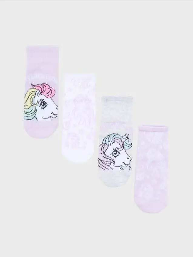 Confezione da 4 paia di calze My Little Pony - multicolor