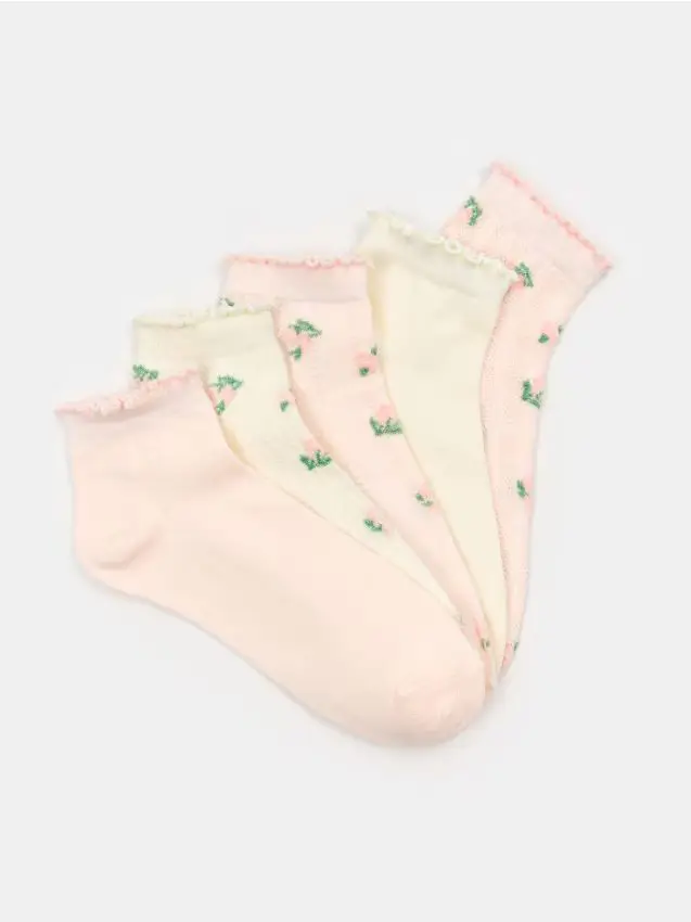 Confezione da 5 paia di calze - multicolor