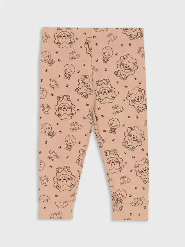 Sinsay Leggings Mini Smiley® - caffè Caffè