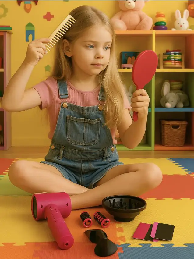Sinsay Set per lo styling dei capelli - rosa
