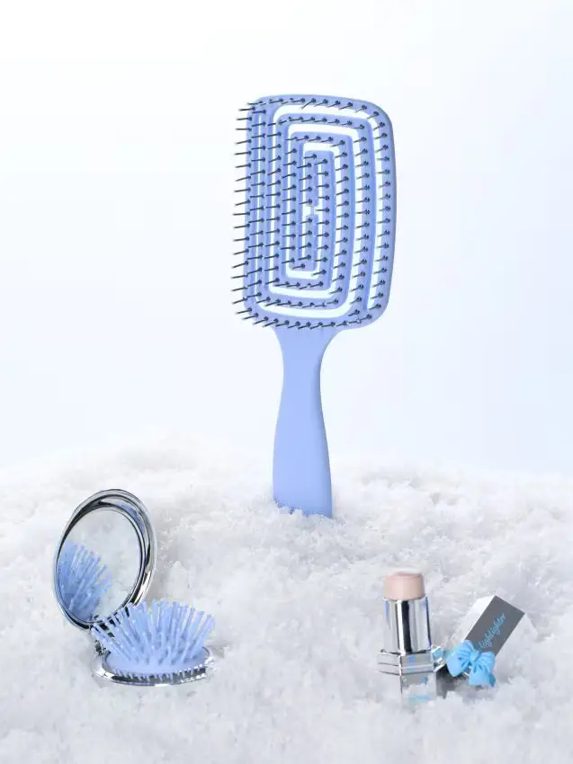 Sinsay Spazzola per capelli - blu pallido