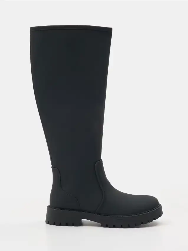 Sinsay Stivali al ginocchio Nero 4422594