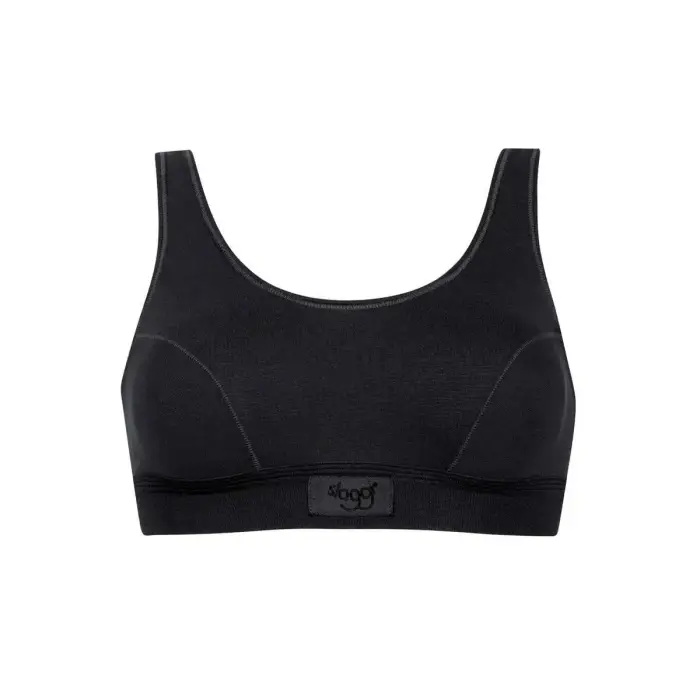 Reggiseno sportivo da donna Sloggi Double Comfort Noir