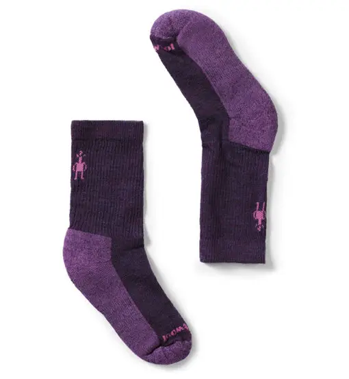 SMARTWOOL Hike Light Cushion Crew Jr - calzini trekking - bambina Purple