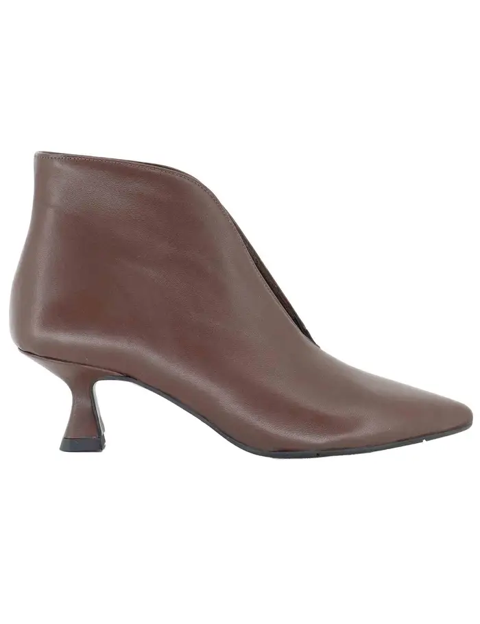 Spatarella Ankle boot in pelle marrone Donna SP1073 014