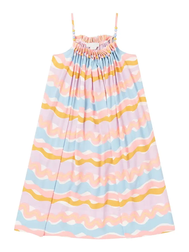 Stella Mccartney Abito A Fantasia Multicolore