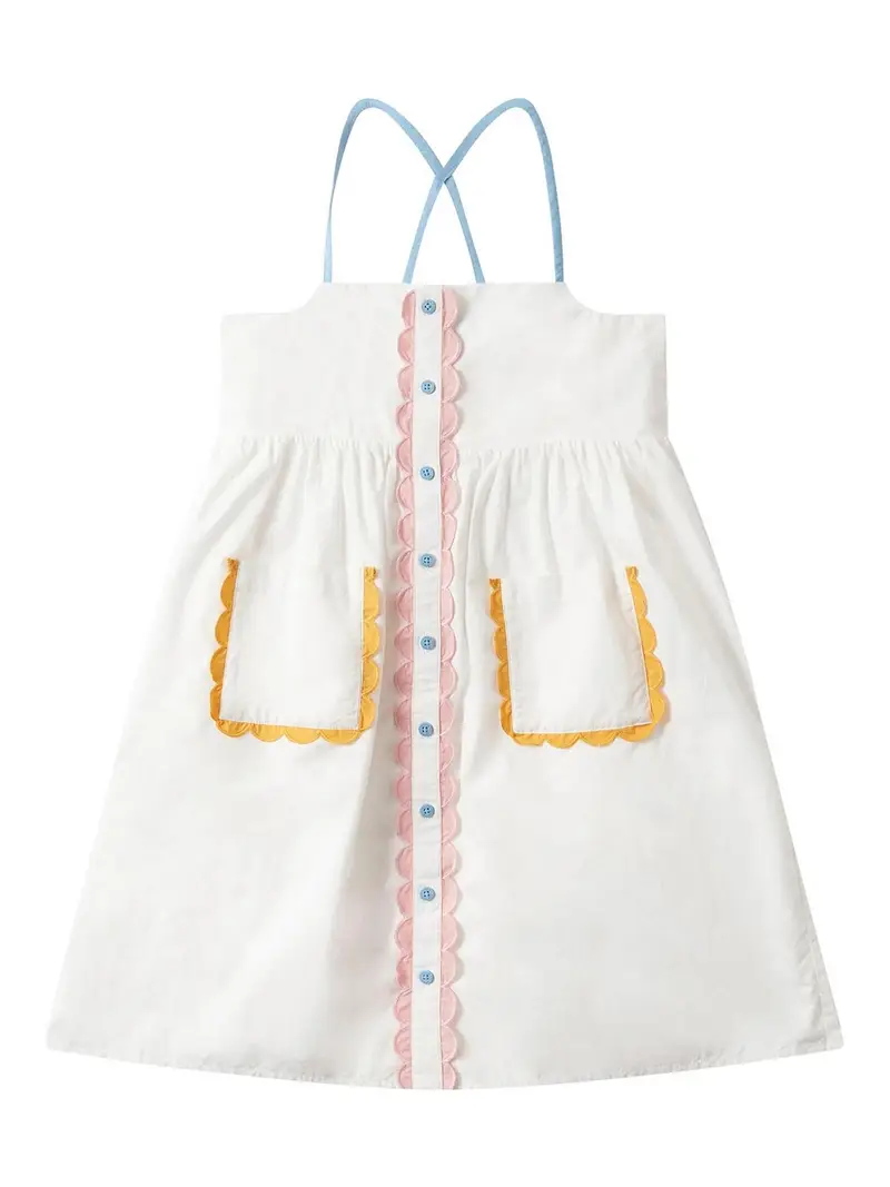 Stella Mccartney Abito Scamiciato Bianco
