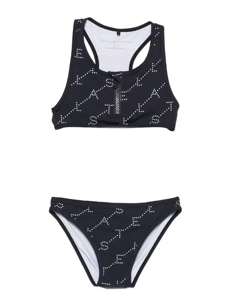 Stella Mccartney Bikini Con Logo Nero