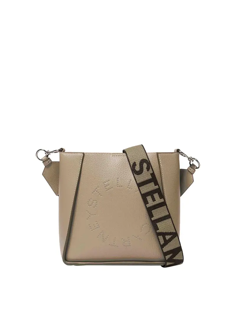 Stella Mccartney Borsa a Tracolla in Rilievo Granato Nessuno
