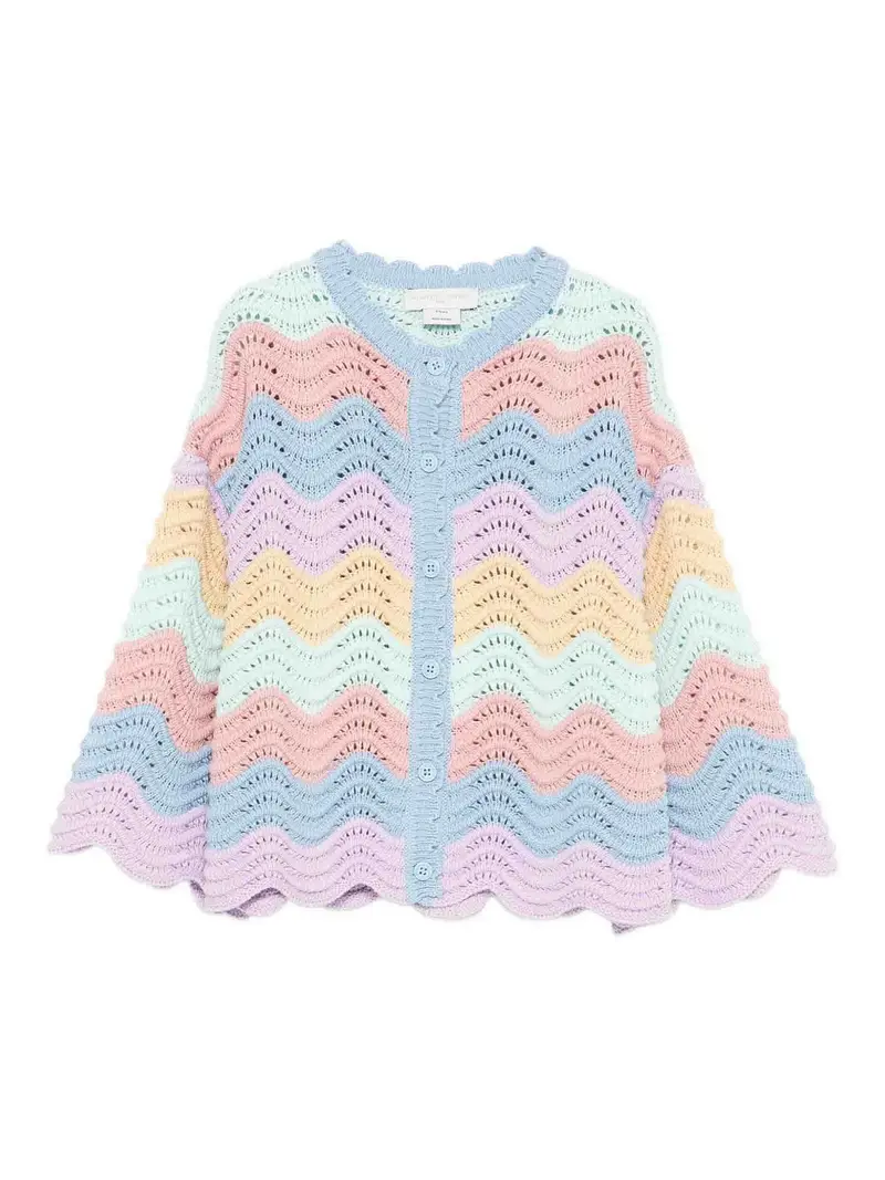 Stella Mccartney Cardigan Crochet Multicolore