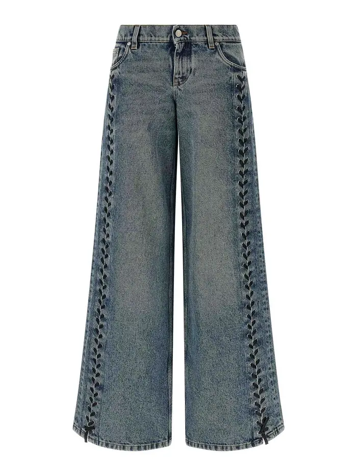 Stella Mccartney Jeans con lacci Blu