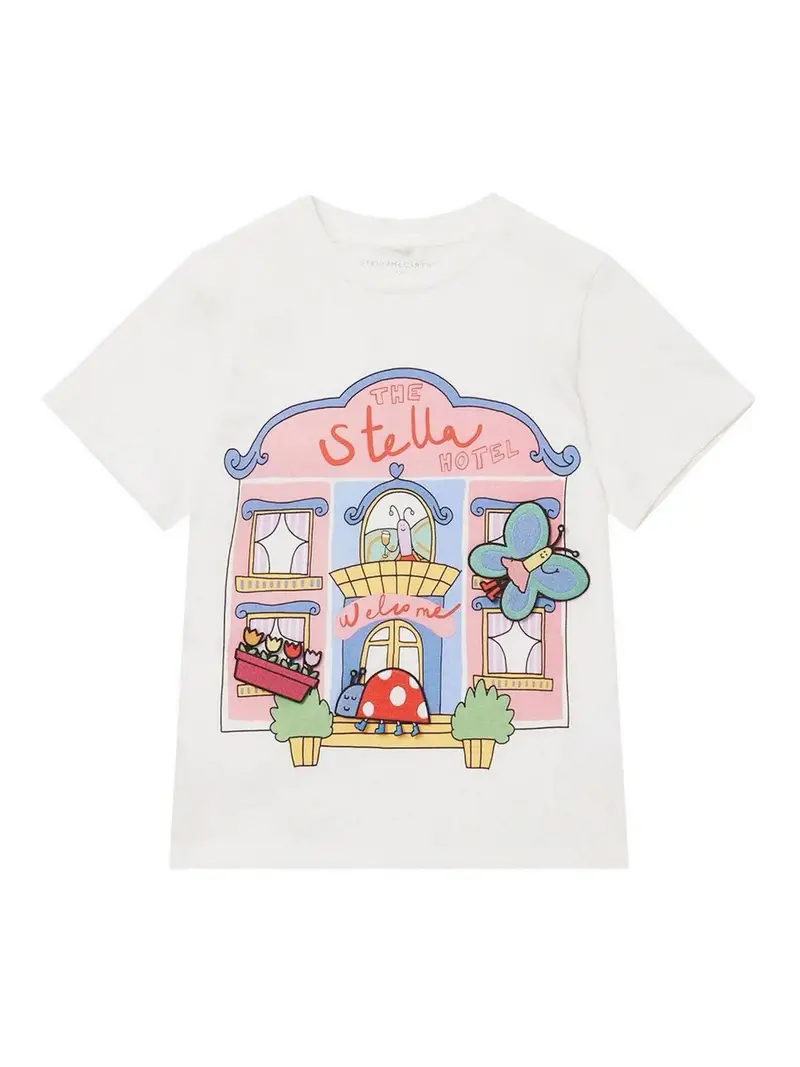 Stella Mccartney T-shirt Crema 4797479
