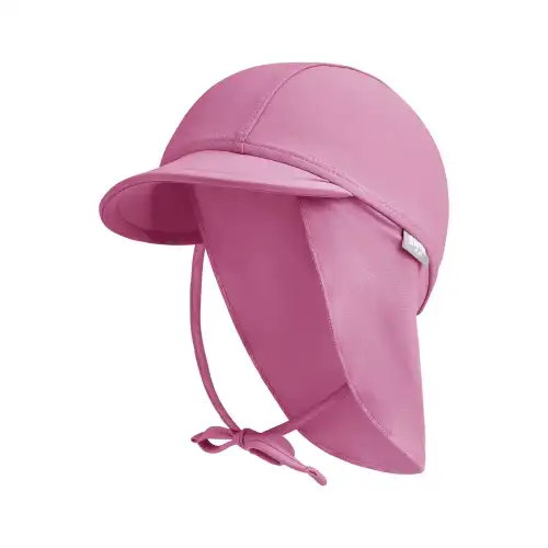 Sterntaler Cappellino da baseball con protezione per la nuca e protezione UV 50+ per ragazza Rose
