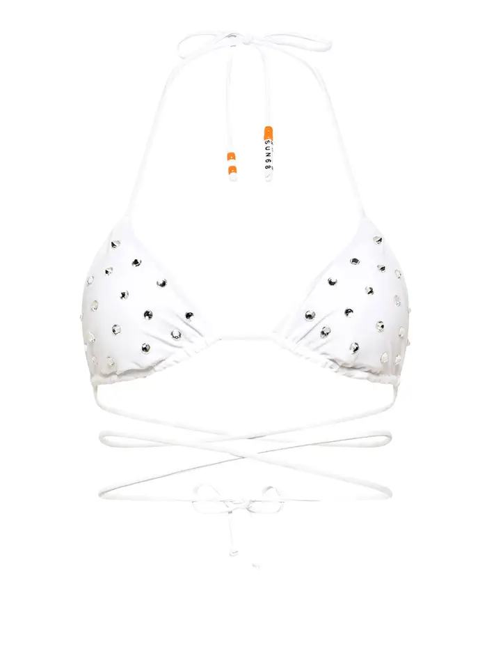 bikini pezzo sopra sun68 da donna - bianco